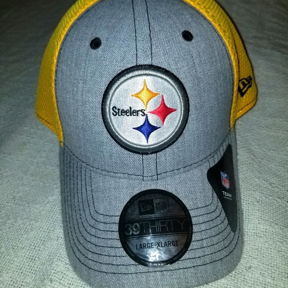 New Era Other - NEW WITH TAGS Steelers New Era 39Thirty hat L/XL